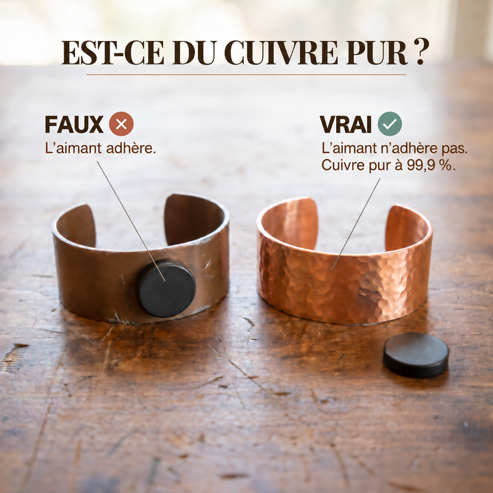 Bague en cuivre Fourche