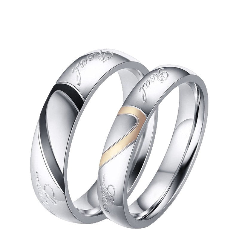 Eternal couple ring | White gold