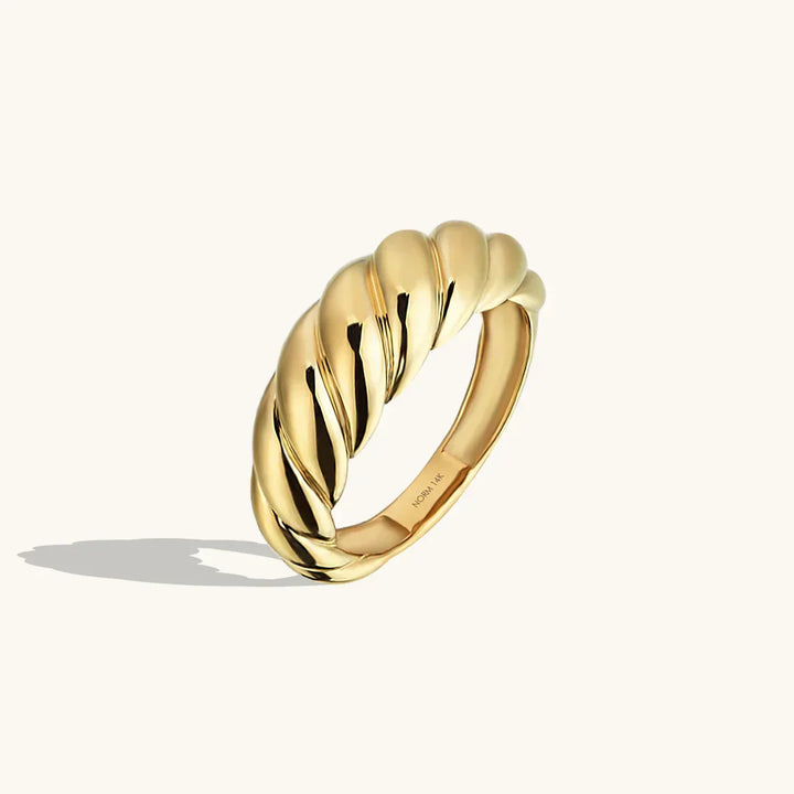 Crescent Ring | White Gold