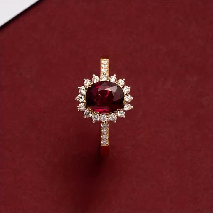 Red Emperor Ring | Gold