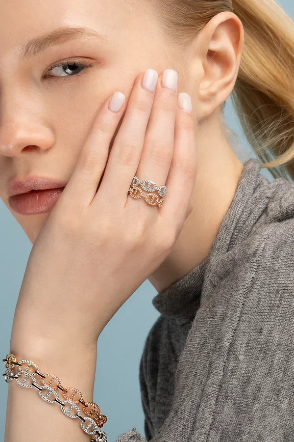 Isaline Marina Ring | White Gold