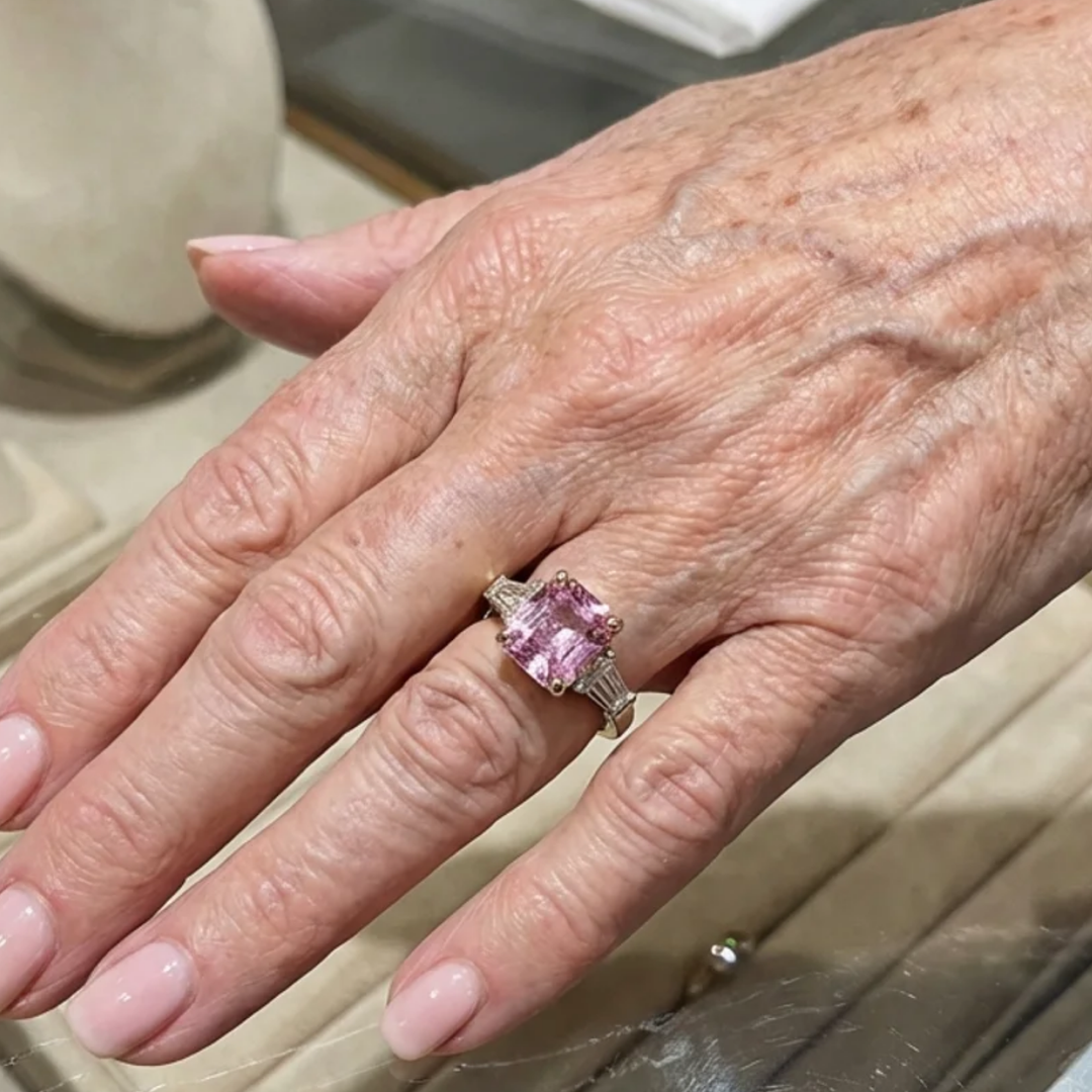 Verve Rose Ring | White Gold