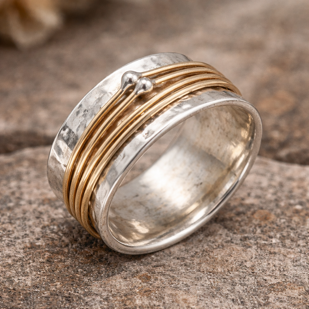 Bague vintage à motifs | Or