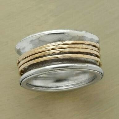 Bague rétro « fil d&