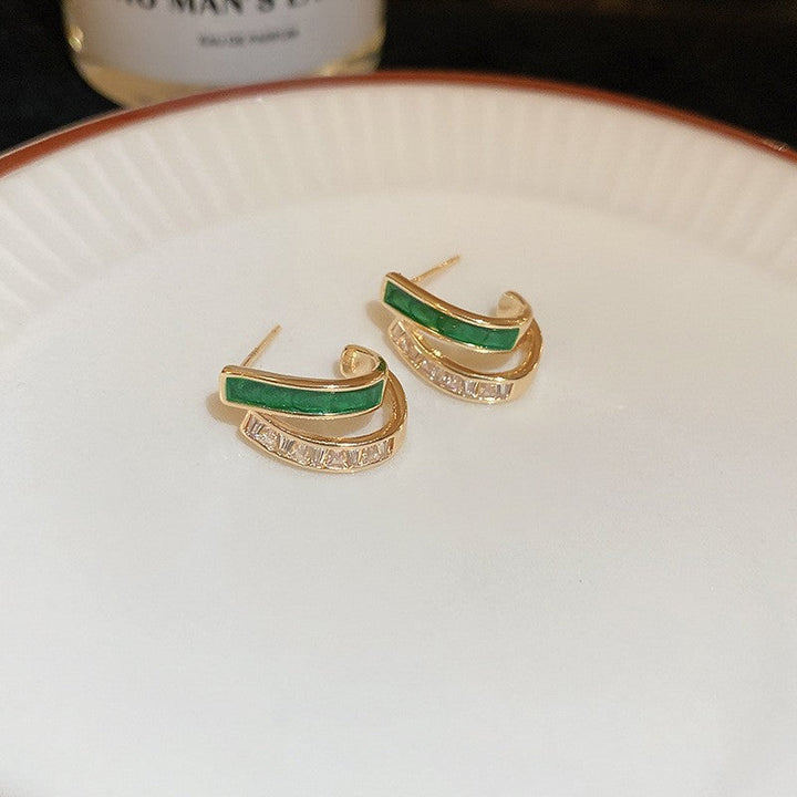 Chloé Leaf Earrings | Gold