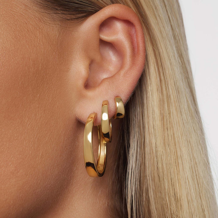 Gia Statement Earrings | Gold