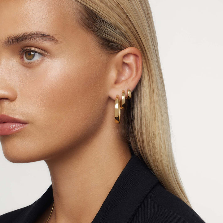 Gia Statement Earrings | Gold