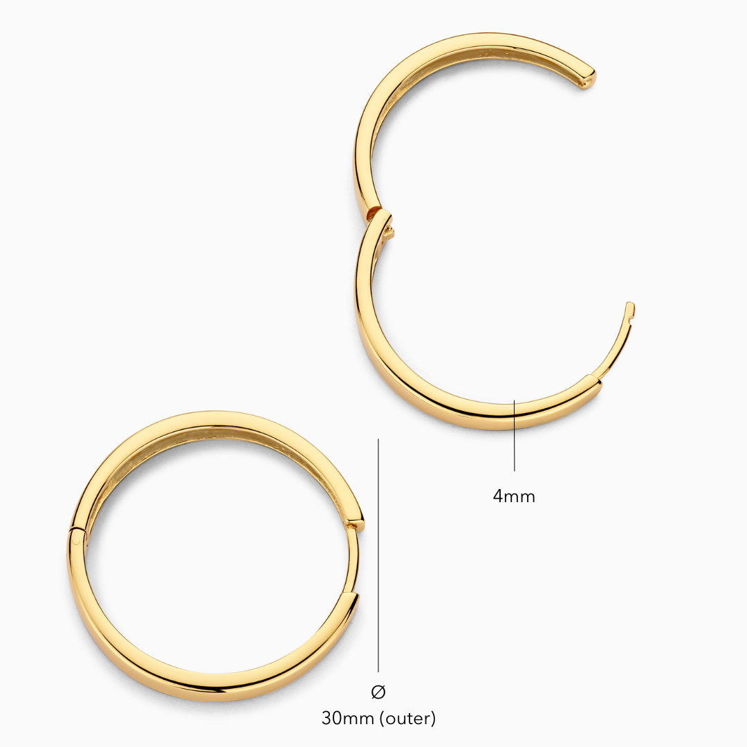 Gia Statement Earrings | Gold