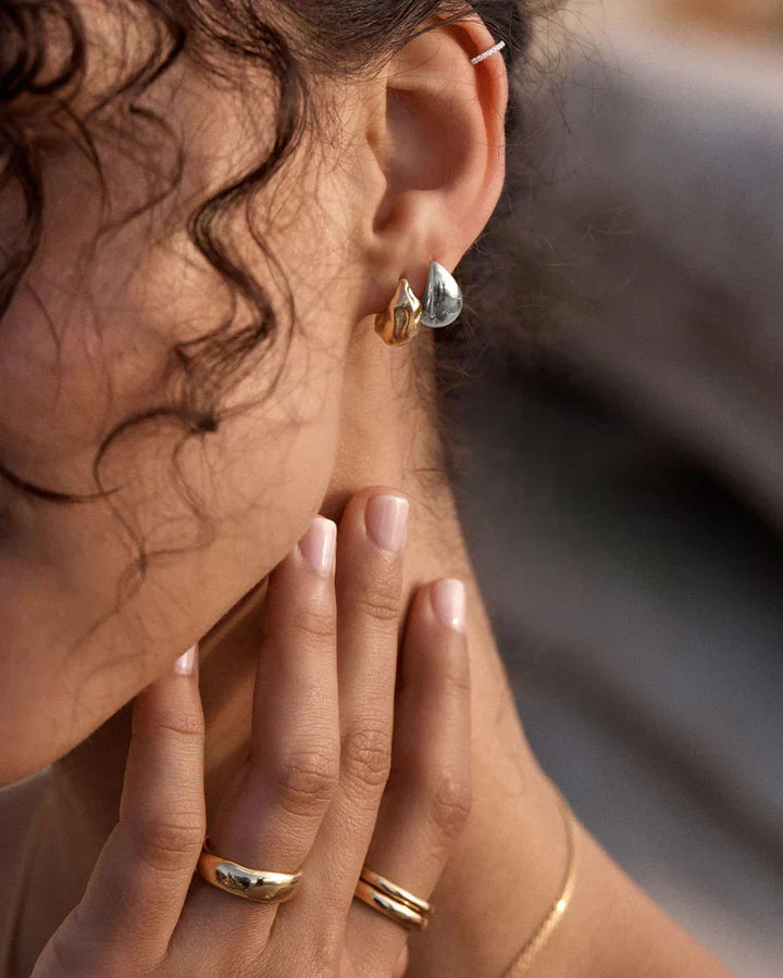 Mato Earrings | White Gold