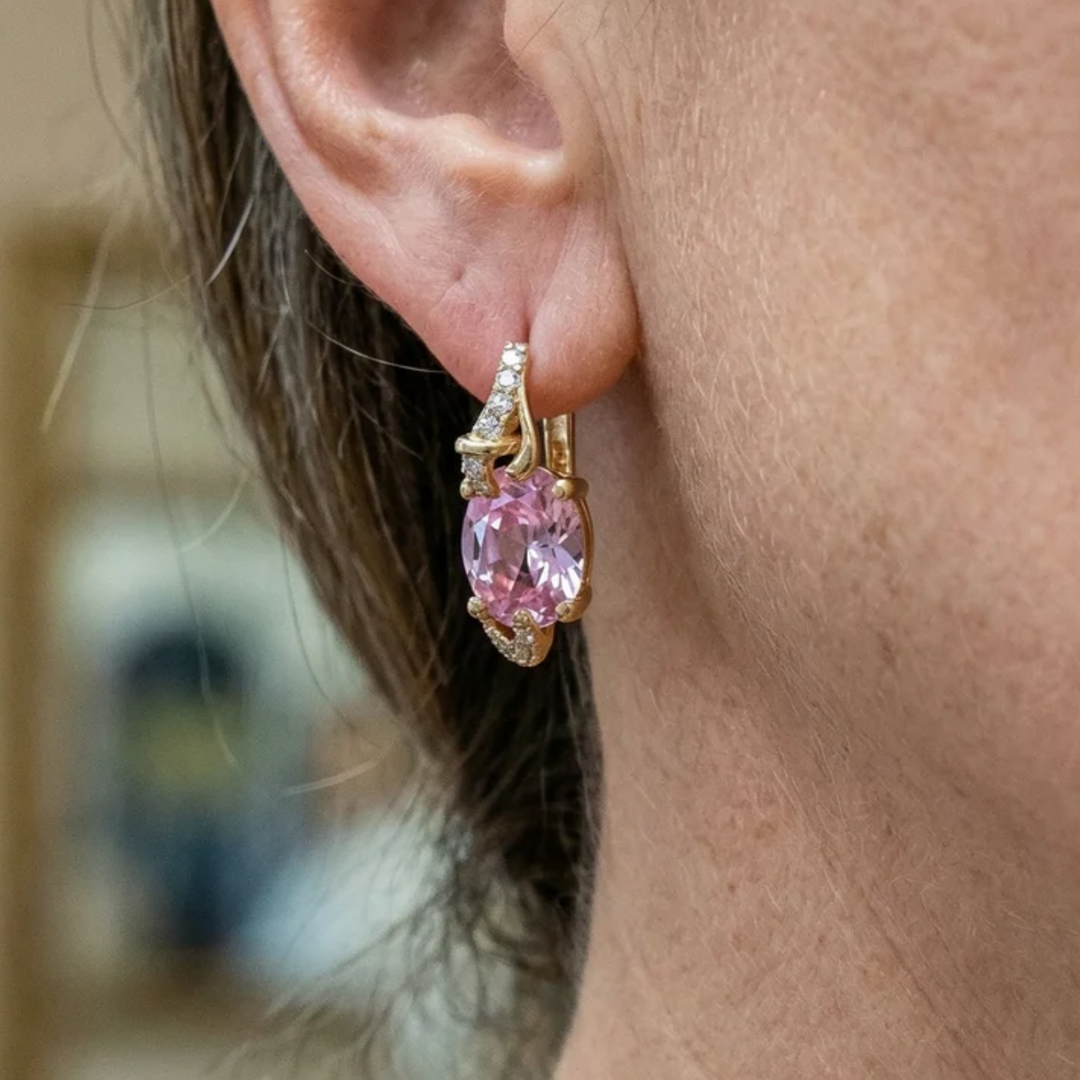Rose Dawn Earrings | Gold