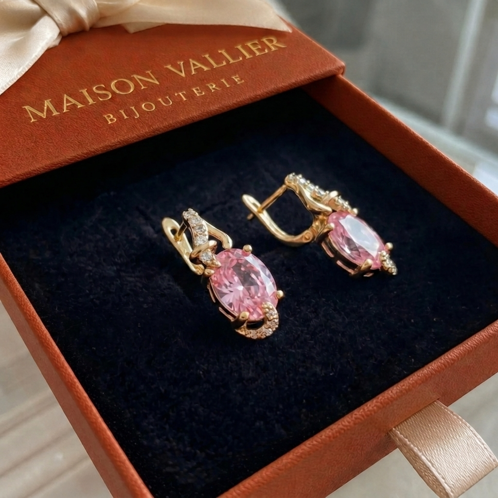 Rose Dawn Earrings | Gold