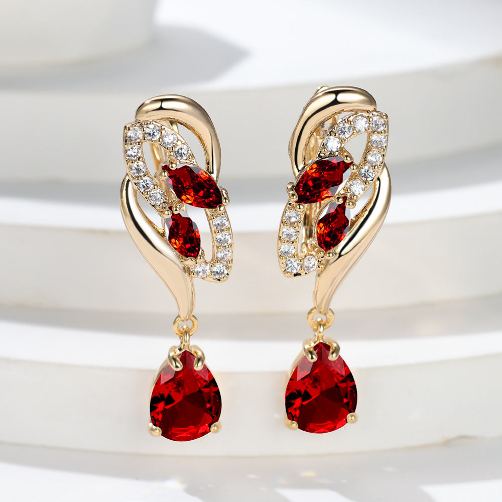 Saphira Cendrelle Earrings | Gold
