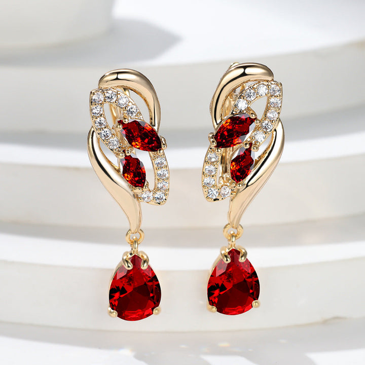 Saphira Cendrelle Earrings | Gold