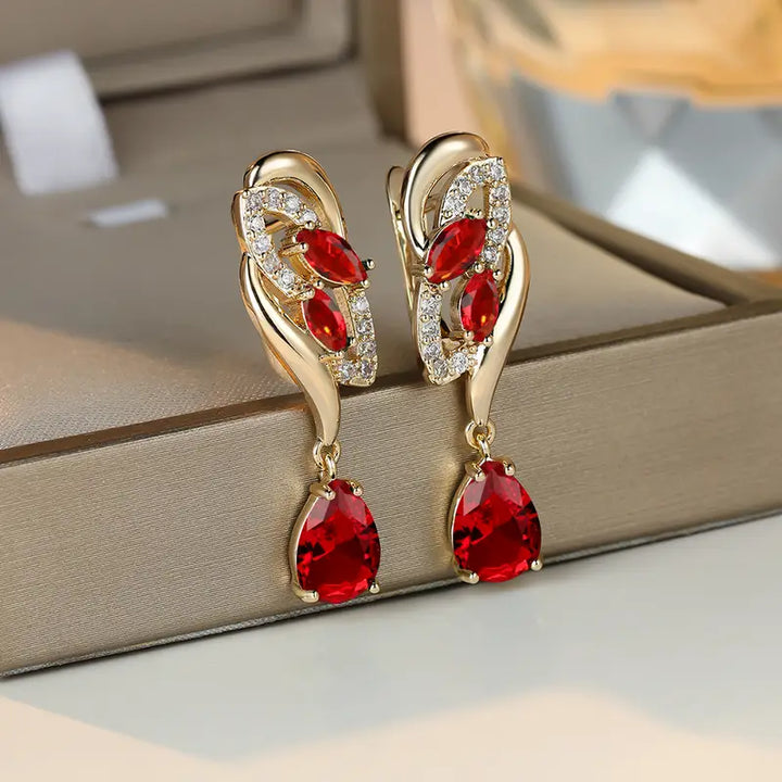 Saphira Cendrelle Earrings | Gold