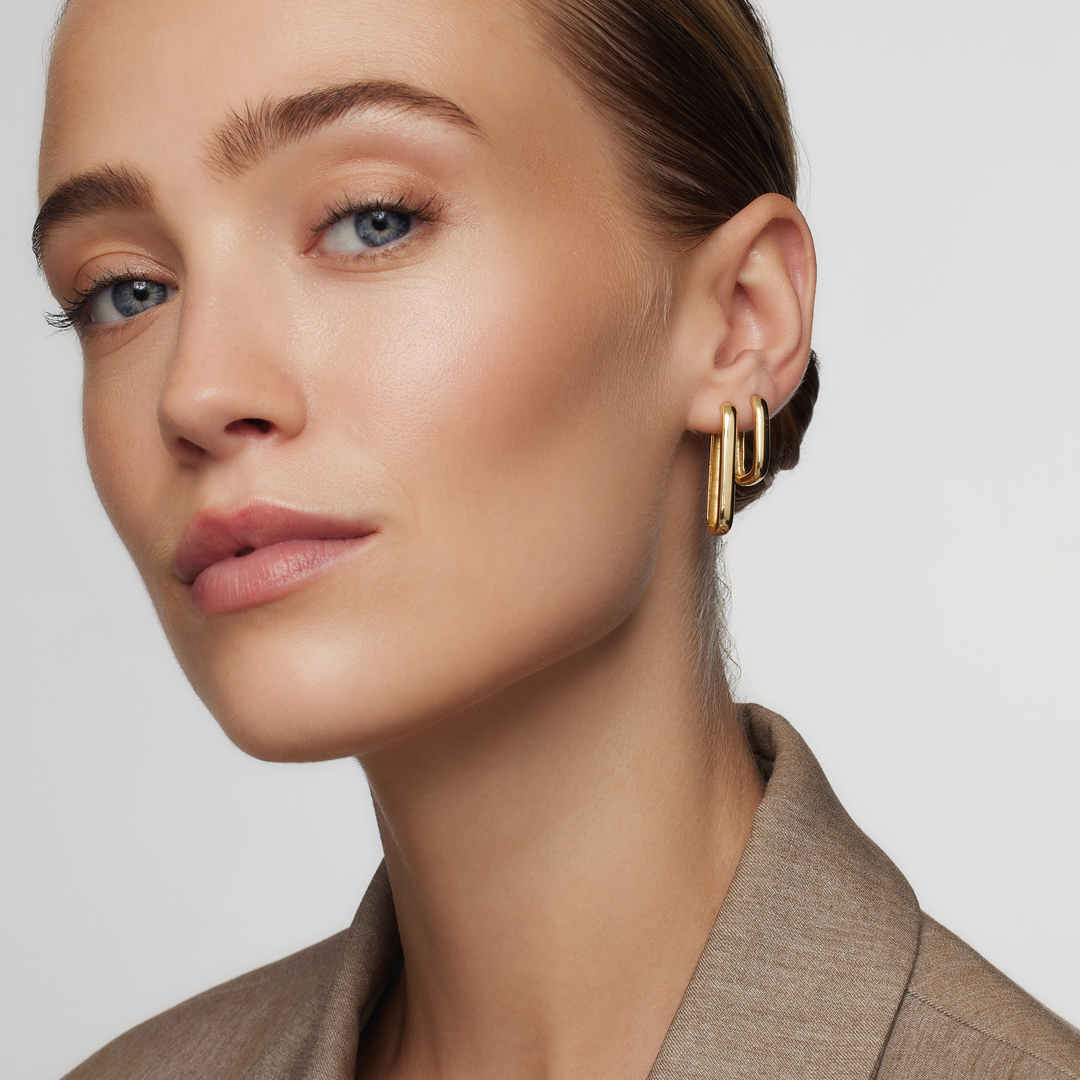 Signature Earrings | Gold