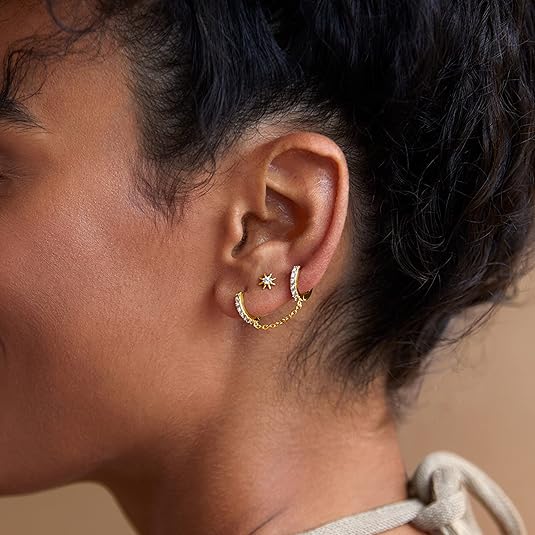 Radiant Sun Earrings | Gold