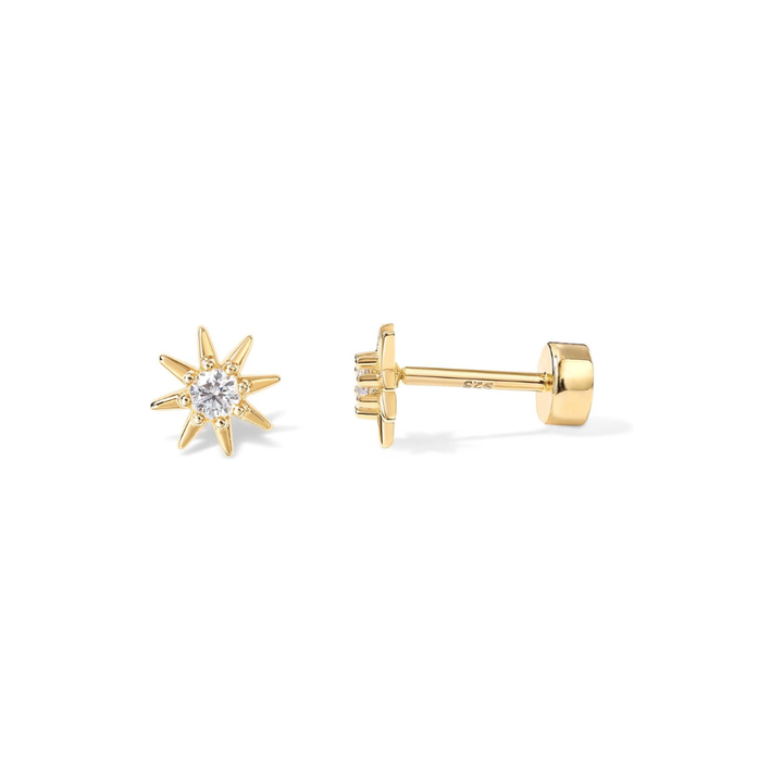 Radiant Sun Earrings | Gold