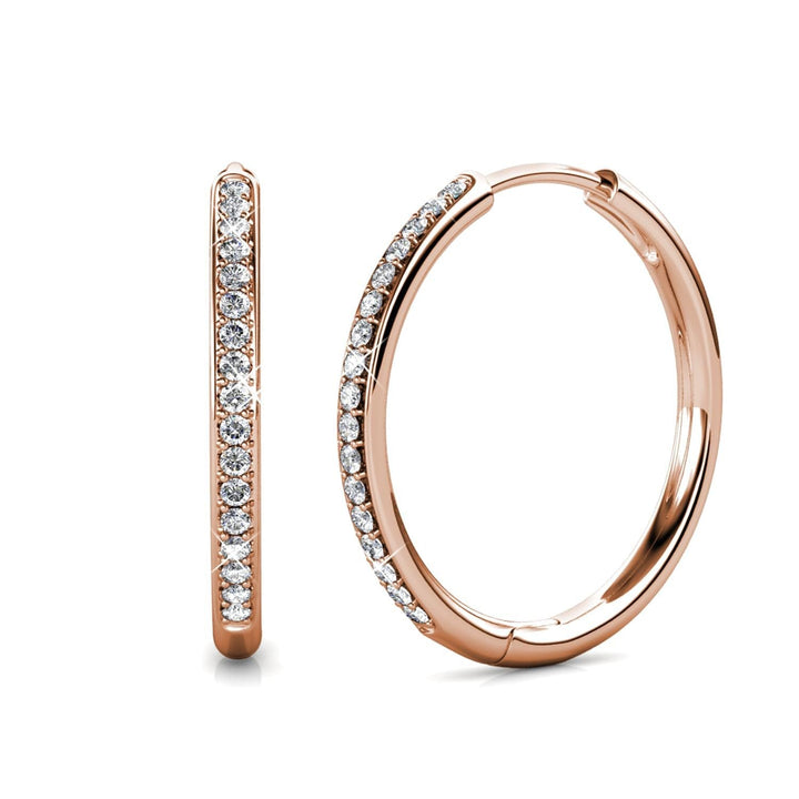 Sorel Paved Earrings | White Gold