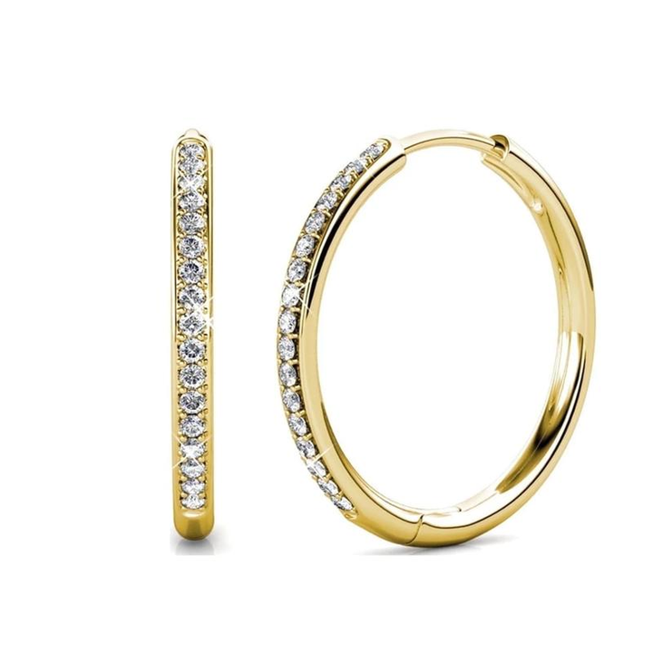 Sorel Paved Earrings | Gold