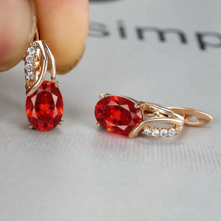 Verena Rubina Earrings | Gold