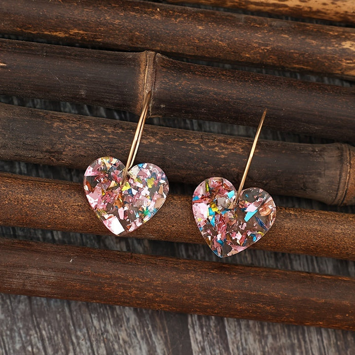 Heart-Shaped Sugar Earrings | Gold