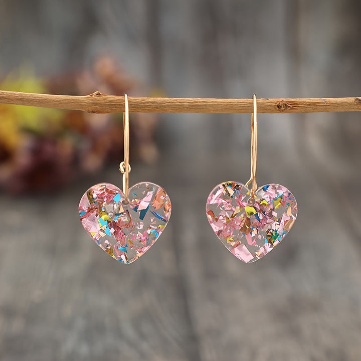 Heart-Shaped Sugar Earrings | Gold