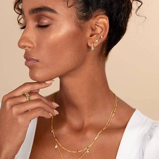 Pear-shaped Earrings | Gold
