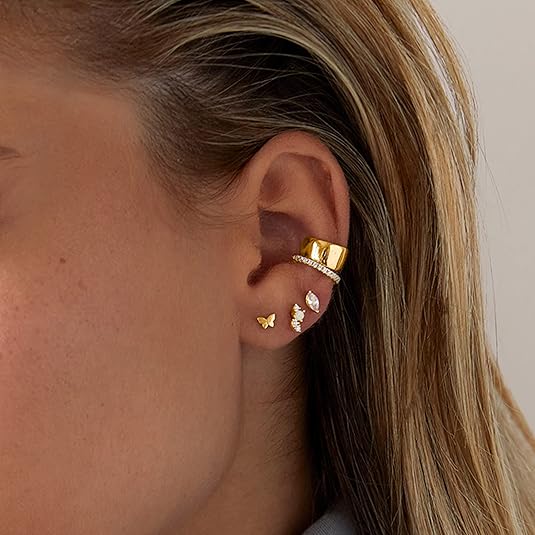 Pear-shaped Earrings | Gold
