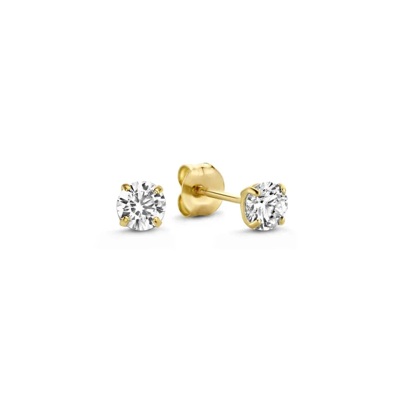 Dara Stone Sparkling Earrings | Gold