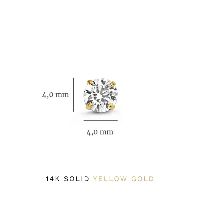 Dara Stone Sparkling Earrings | Gold