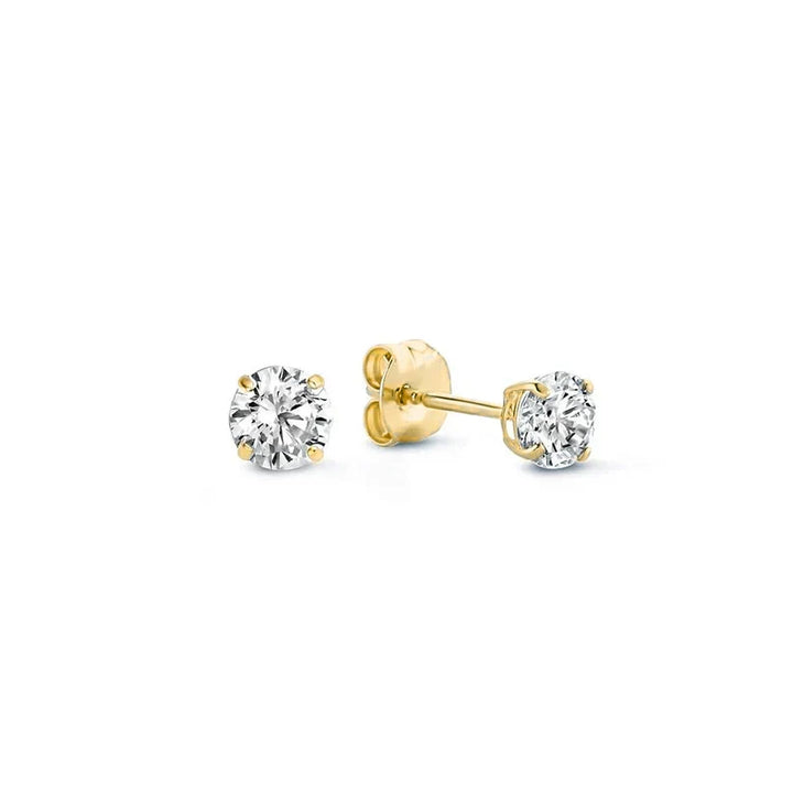 Moonstone Drop Earrings | Gold