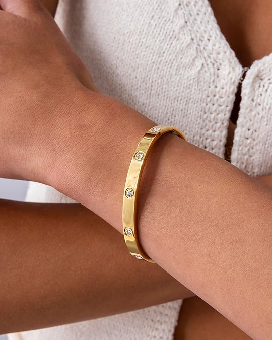 Polka Dot Halo Bracelet | Gold