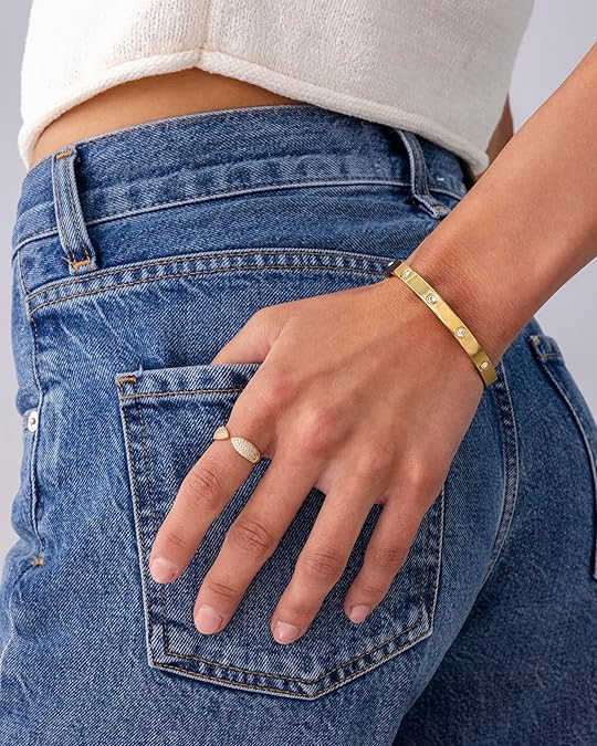 Polka Dot Halo Bracelet | Gold