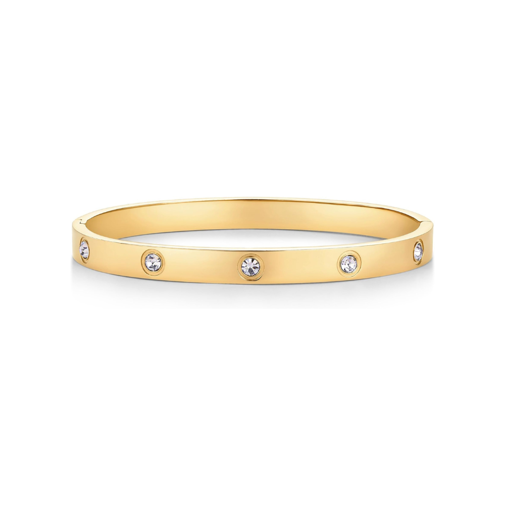 Polka Dot Halo Bracelet | Gold