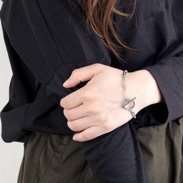 Barrette Bracelet | White Gold