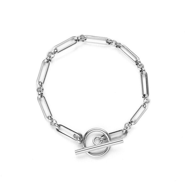 Barrette Bracelet | White Gold