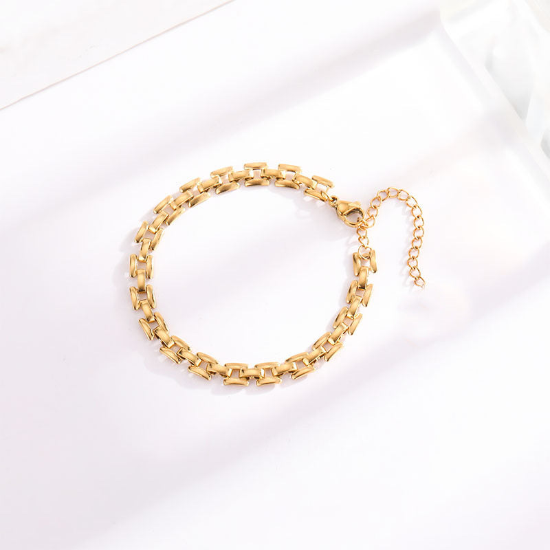 Chain Bracelet Watch | Gold