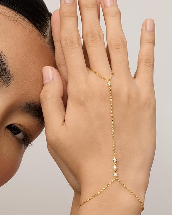 Beaded Chain Bracelet | Gold