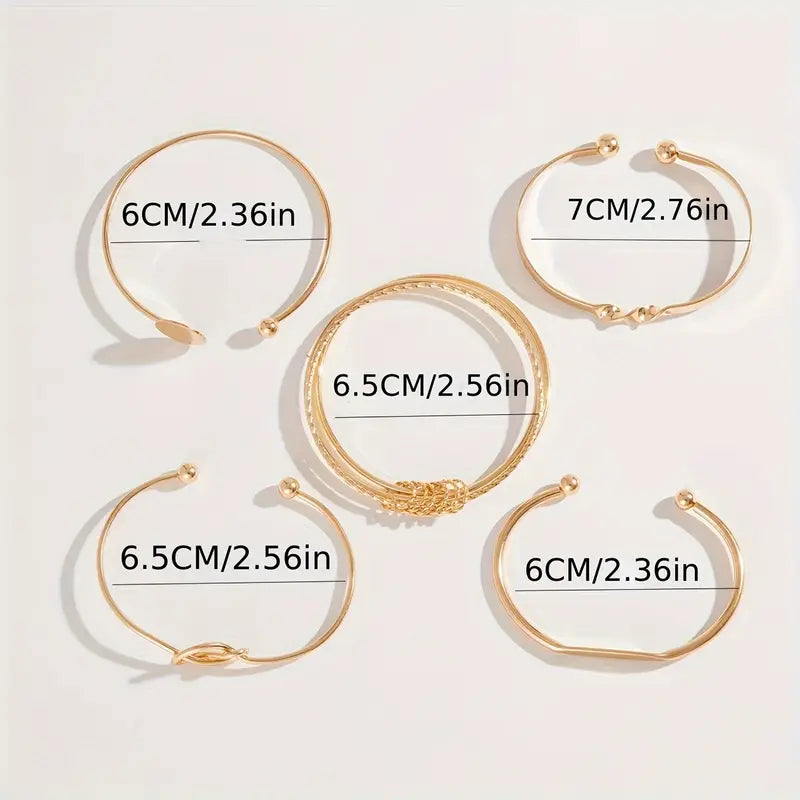Elegance Knotted Bracelet | Gold