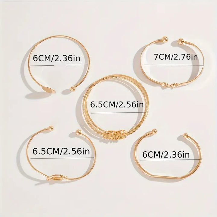 Elegance Knotted Bracelet | Gold
