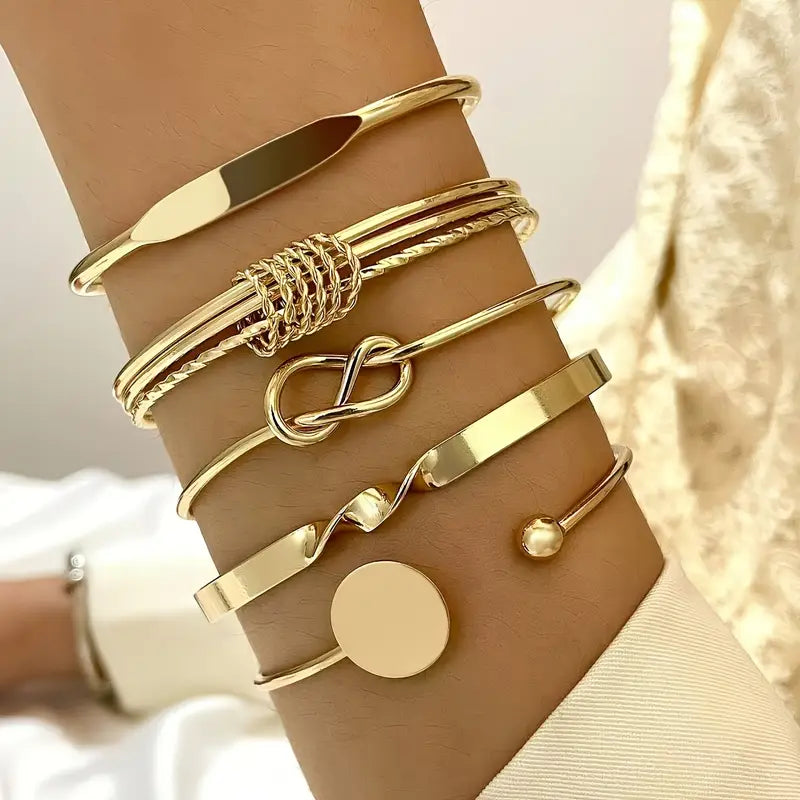 Elegance Knotted Bracelet | Gold