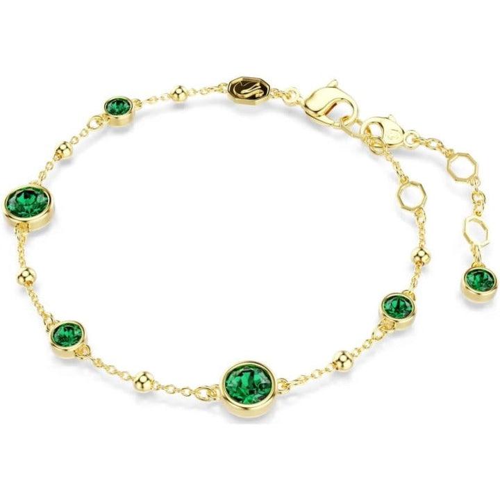 Delicate Emerald Bracelet | Gold