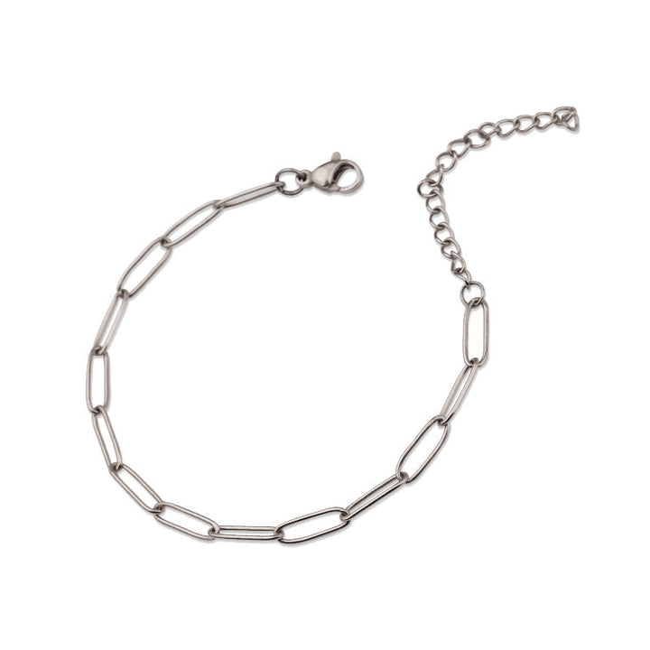 Venetian Link Bracelet | White Gold