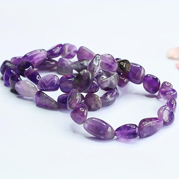 Bracelet Marléna avec améthyste | Or