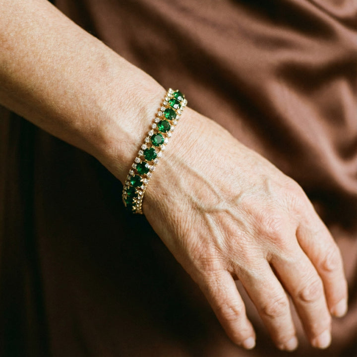 Bracelet vert | Or