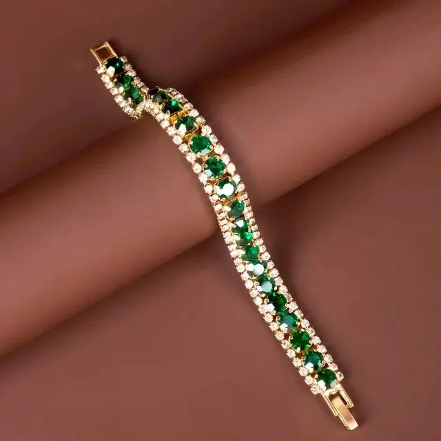 Bracelet vert | Or