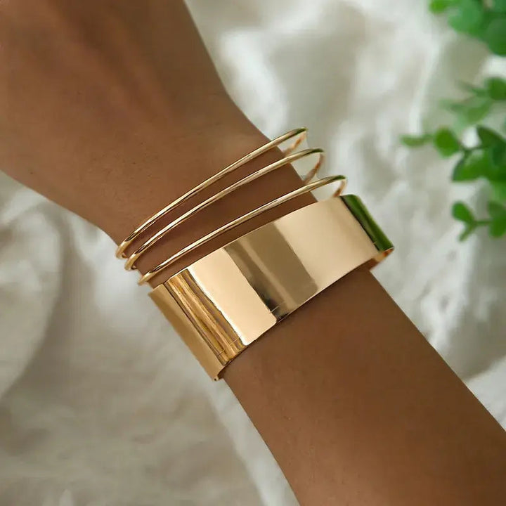 Bracelet rétro classique doré | Or