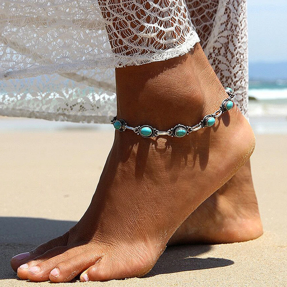 Bracelet vintage en pierre bleue | Or