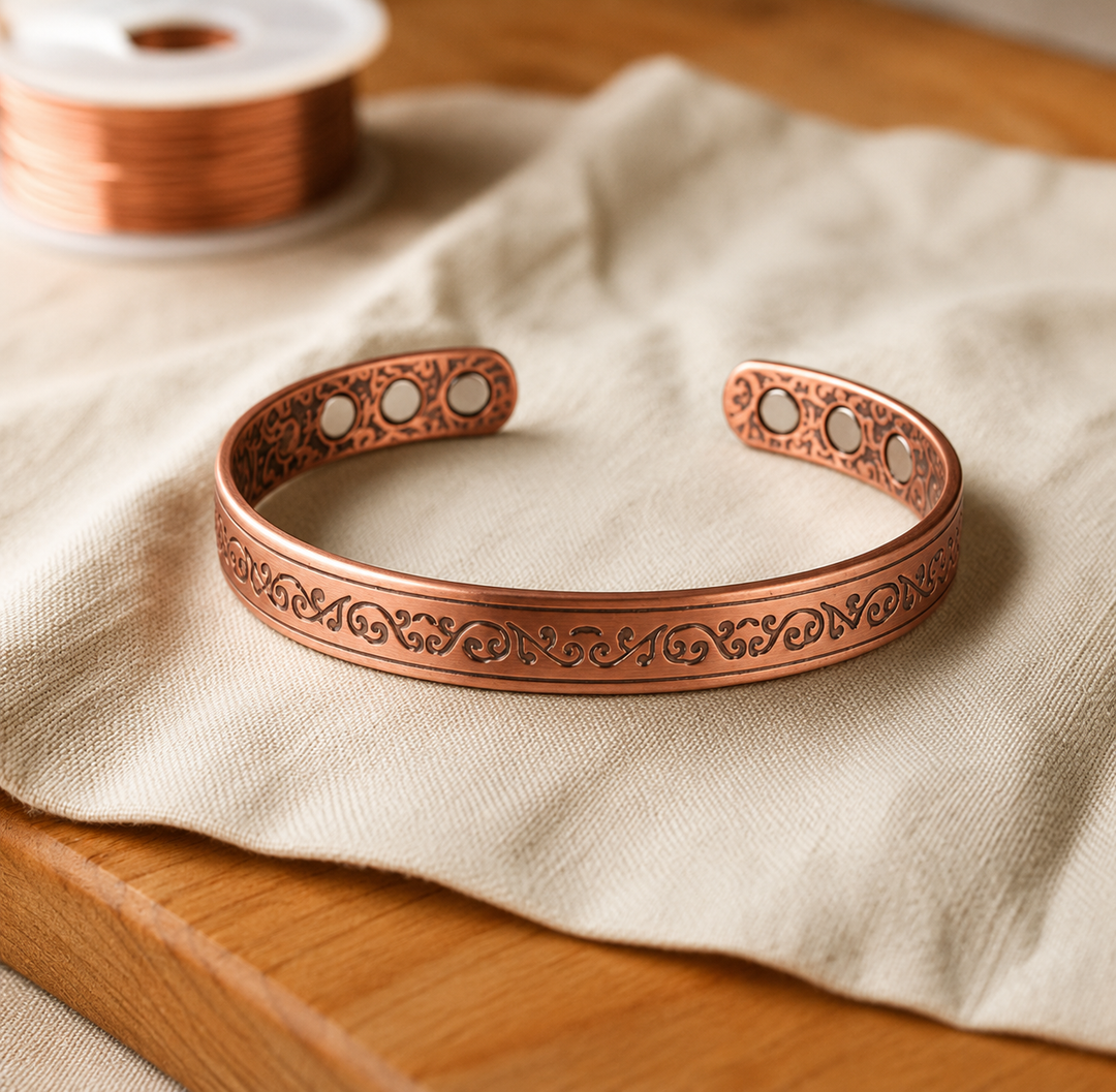 Bracelet en cuivre Ornement