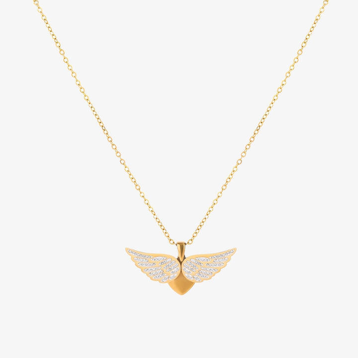 Angel Wings Necklace Elevated | Gold